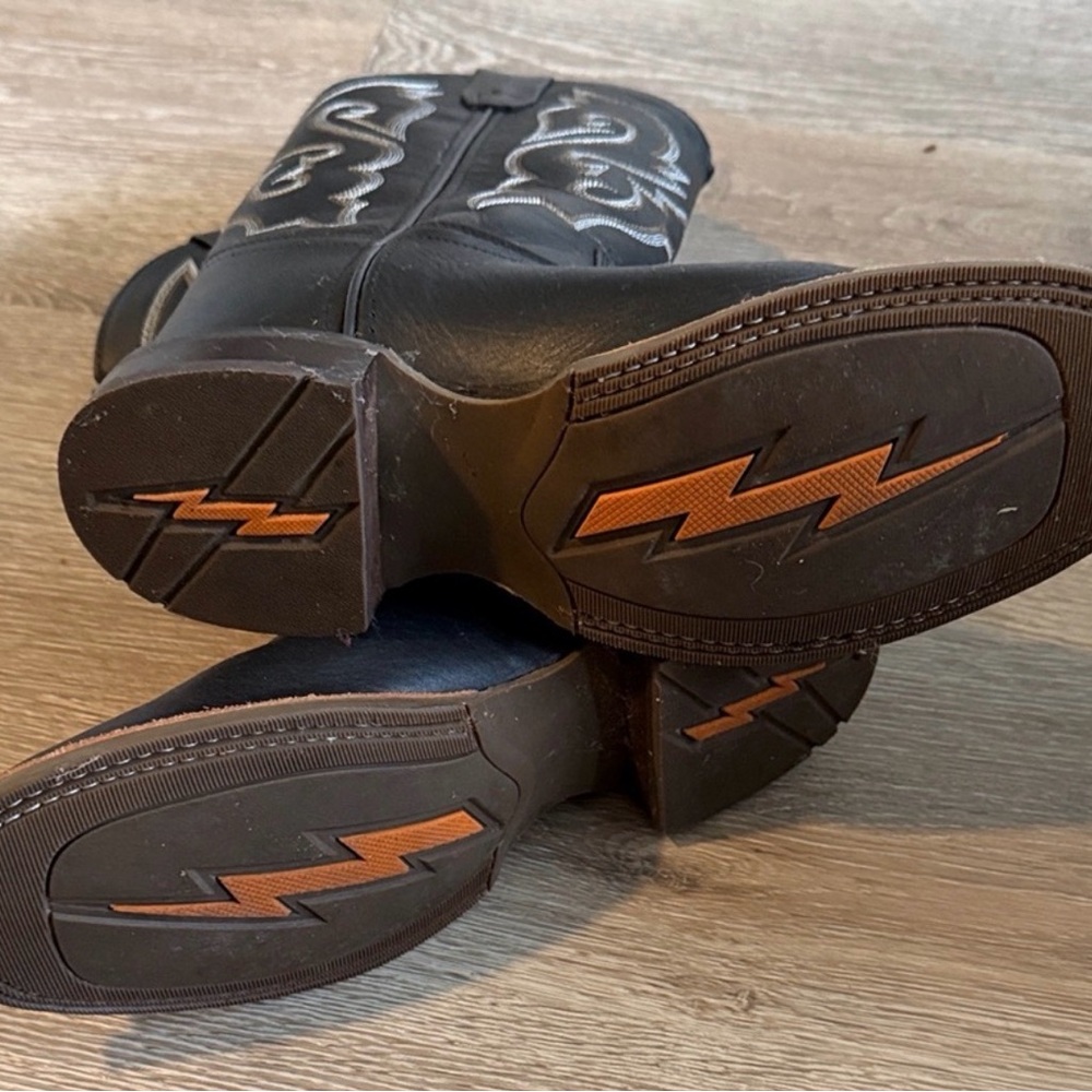 Black Western Boots - Picture 3 of 4